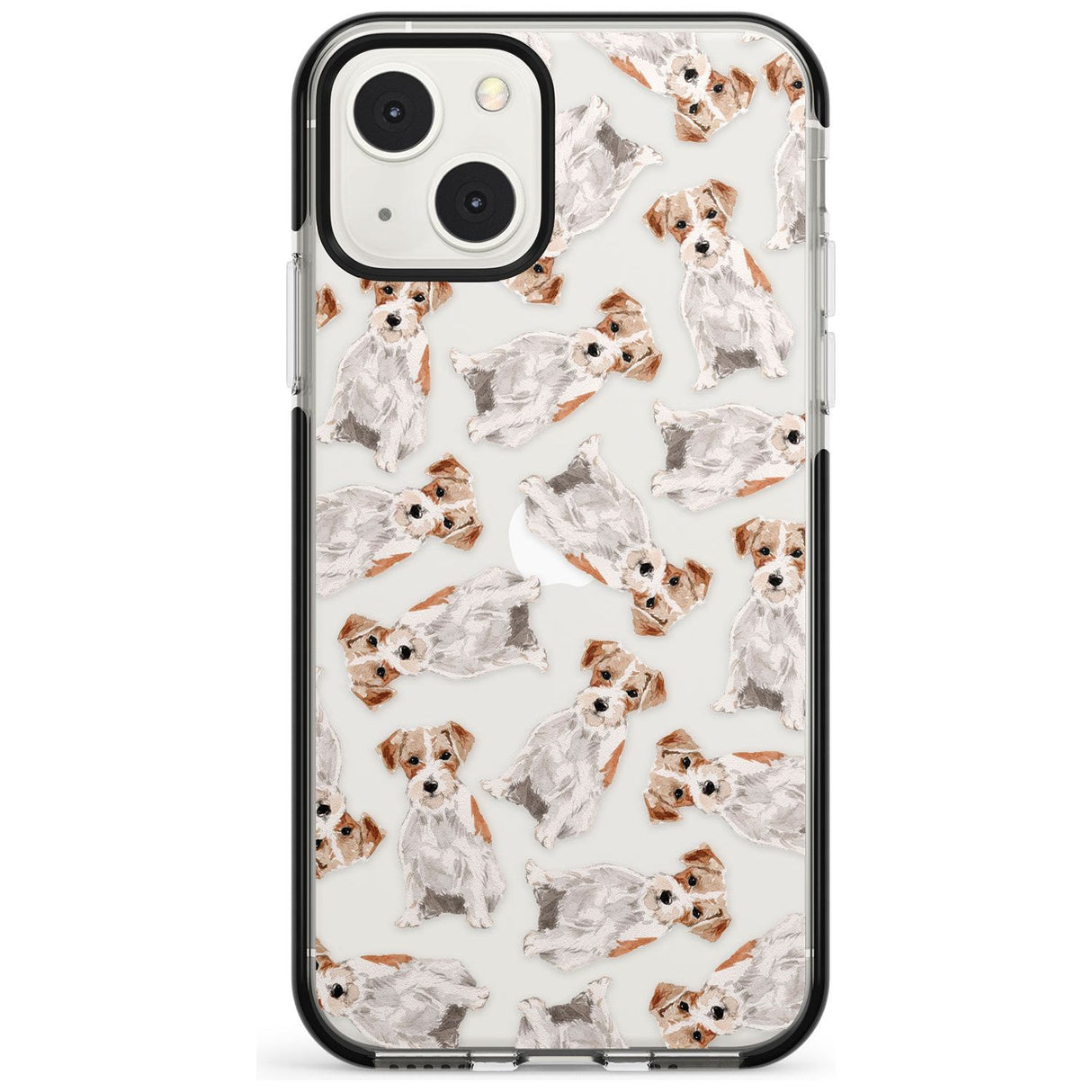 Wirehaired Jack Russell Watercolour Dog Pattern