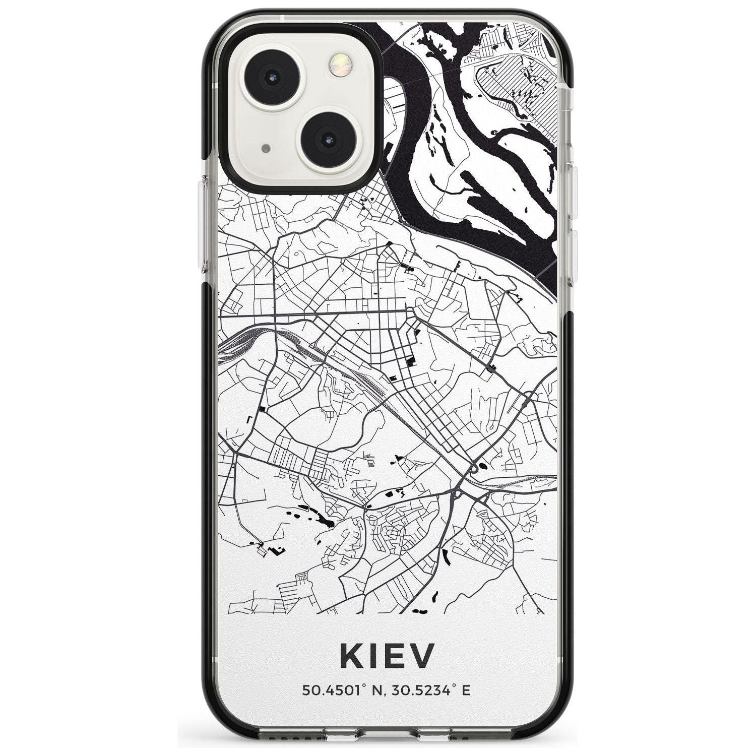 Map of Kiev, Ukraine