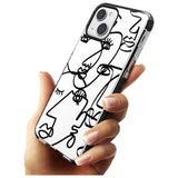 Abstract Continuous Line Faces Black on White Phone Case iPhone 15 Pro Max / Black Impact Case,iPhone 15 Plus / Black Impact Case,iPhone 15 Pro / Black Impact Case,iPhone 15 / Black Impact Case,iPhone 15 Pro Max / Impact Case,iPhone 15 Plus / Impact Case,iPhone 15 Pro / Impact Case,iPhone 15 / Impact Case,iPhone 15 Pro Max / Magsafe Black Impact Case,iPhone 15 Plus / Magsafe Black Impact Case,iPhone 15 Pro / Magsafe Black Impact Case,iPhone 15 / Magsafe Black Impact Case,iPhone 14 Pro Max / Black Impact Cas