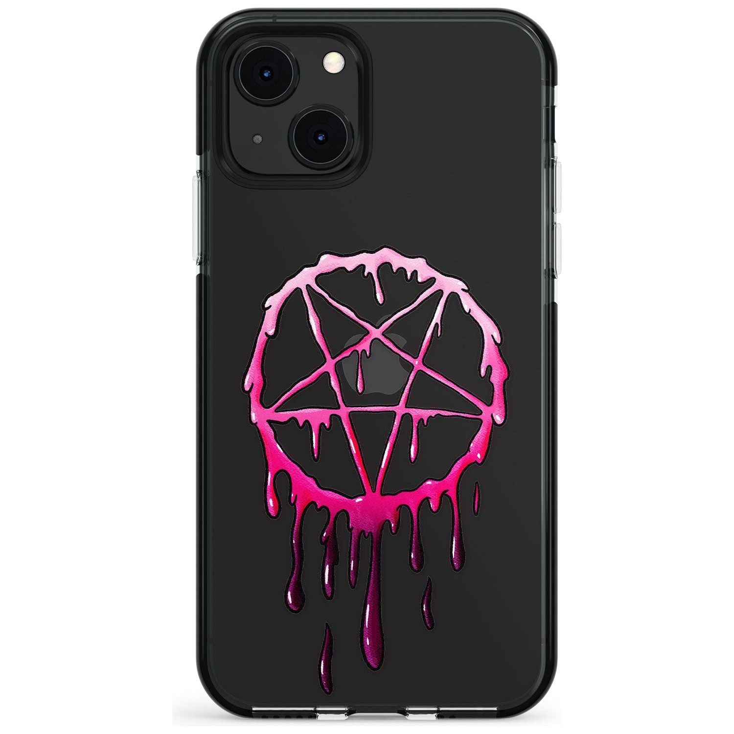 Pentagram of Blood Black Impact Phone Case for iPhone 13 & 13 Mini