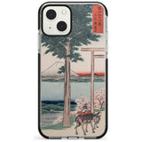 Gates to Mt. Fuji Phone Case iPhone 13 Mini / Black Impact Case Blanc Space