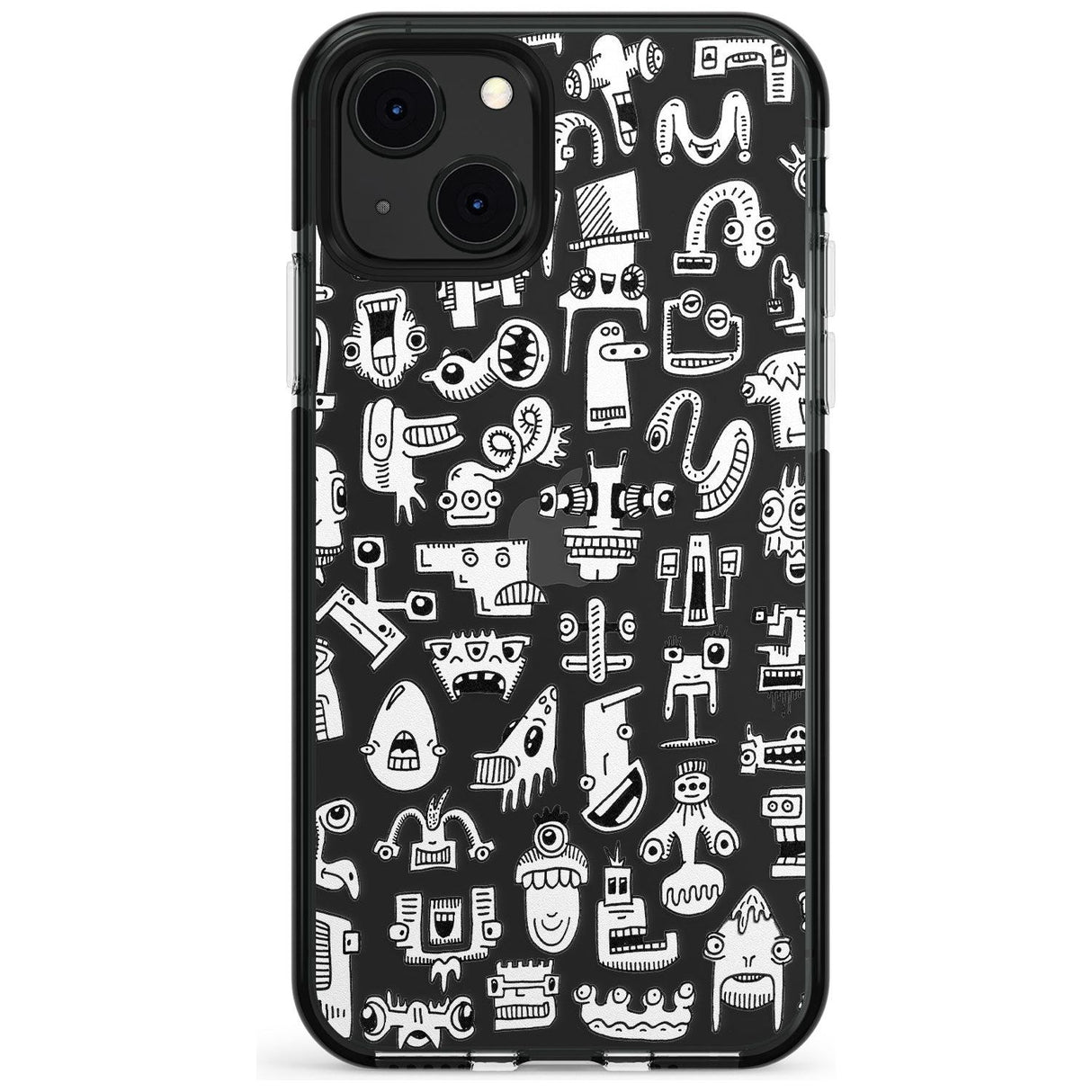 Weird Friends Black Impact Phone Case for iPhone 13 & 13 Mini