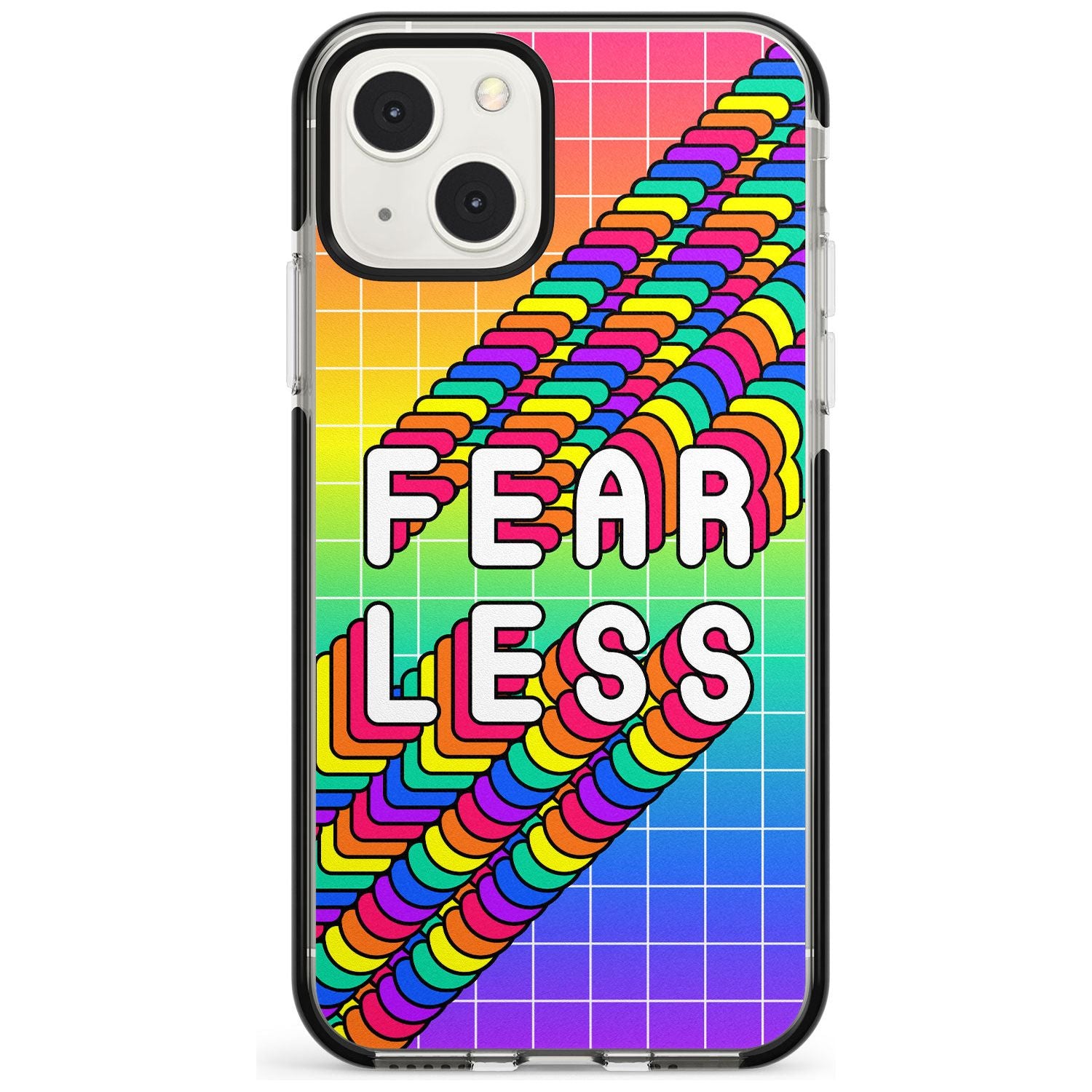 Fearless Black Impact Phone Case for iPhone 13 & 13 Mini