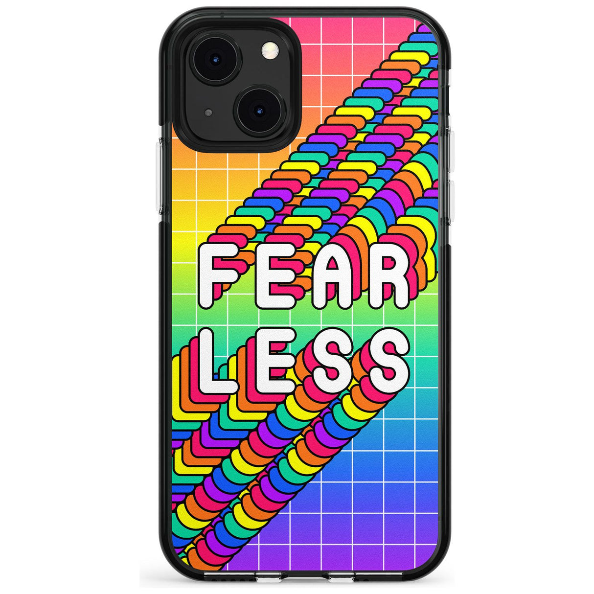 Fearless Black Impact Phone Case for iPhone 13 & 13 Mini