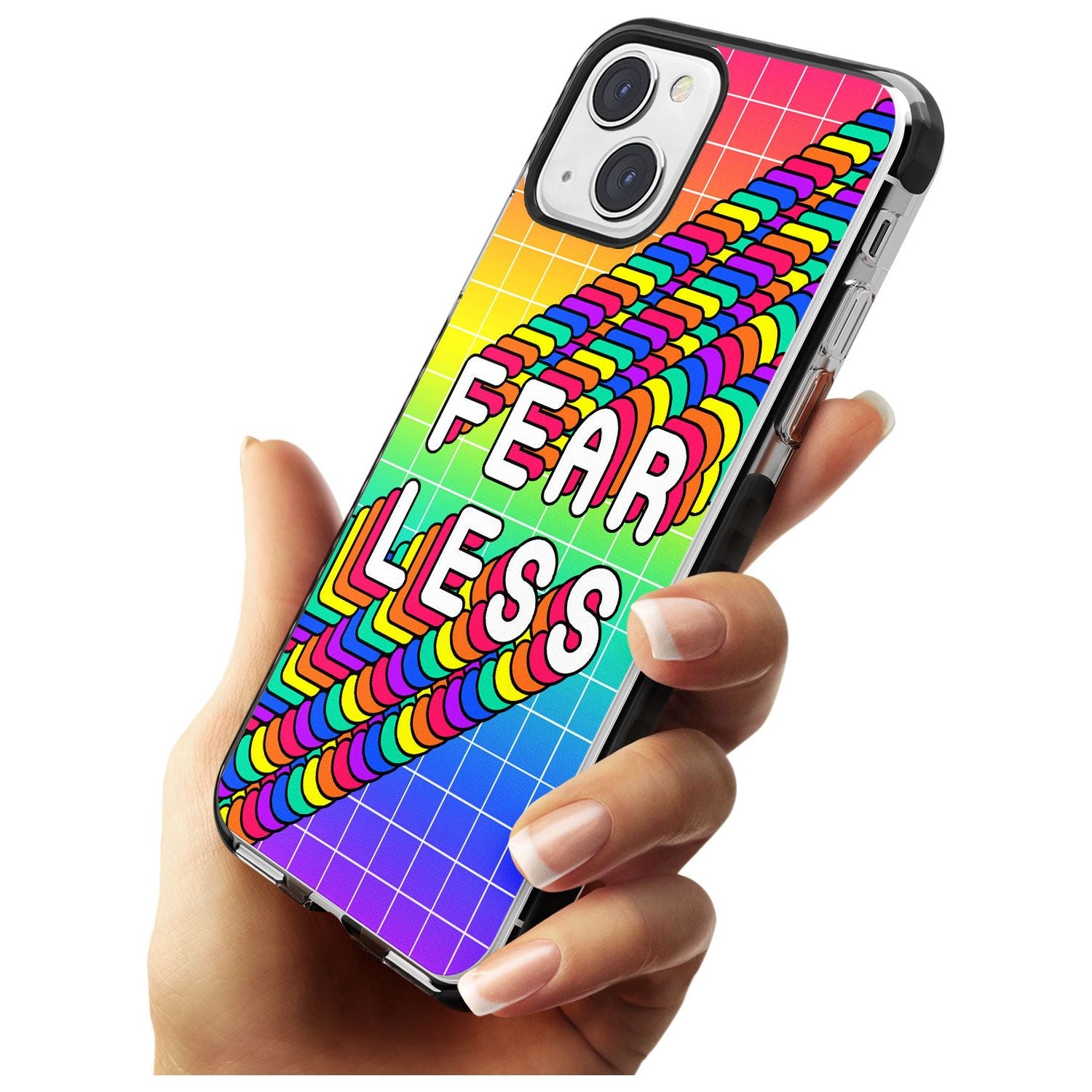 Fearless Black Impact Phone Case for iPhone 13 & 13 Mini