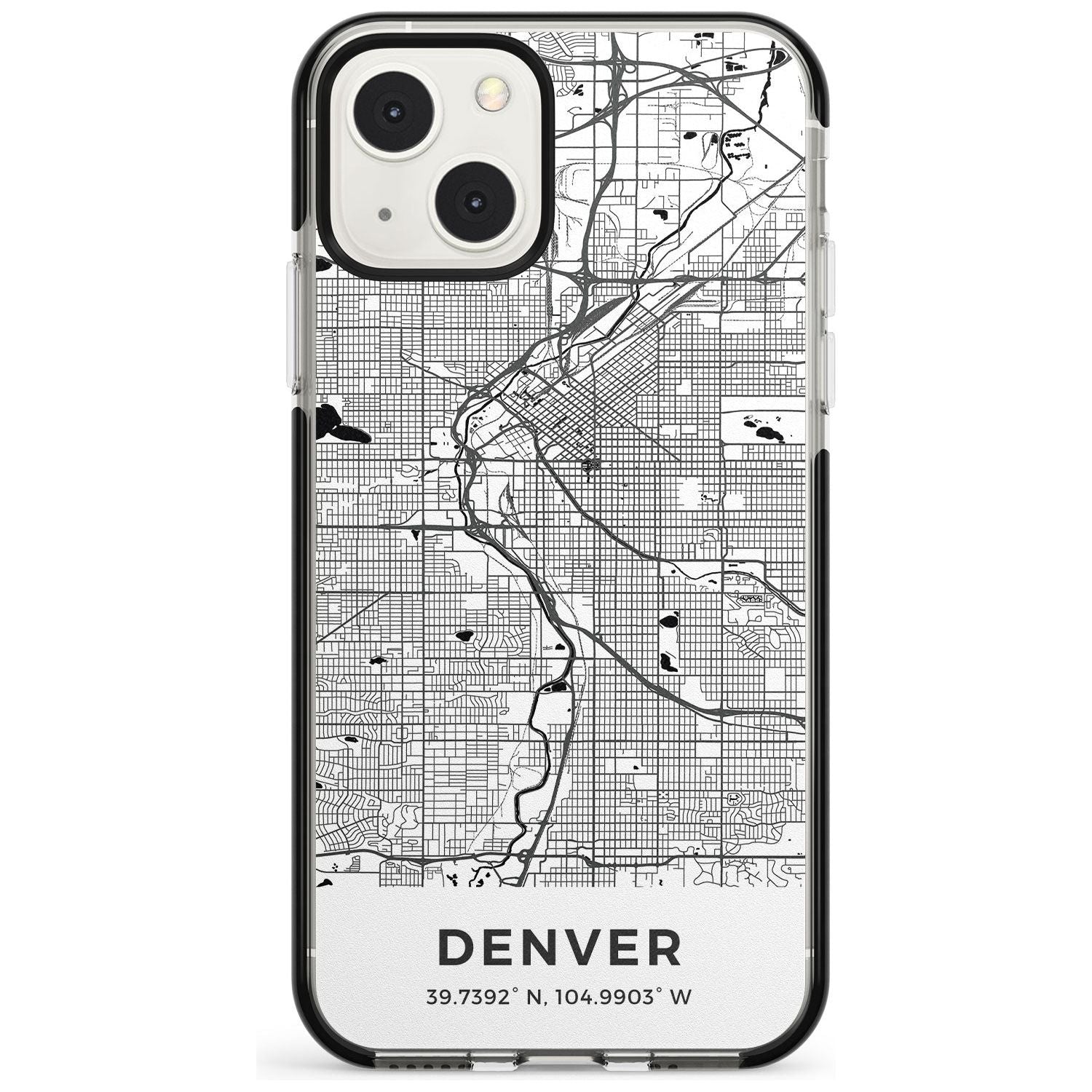 Map of Denver, Colorado