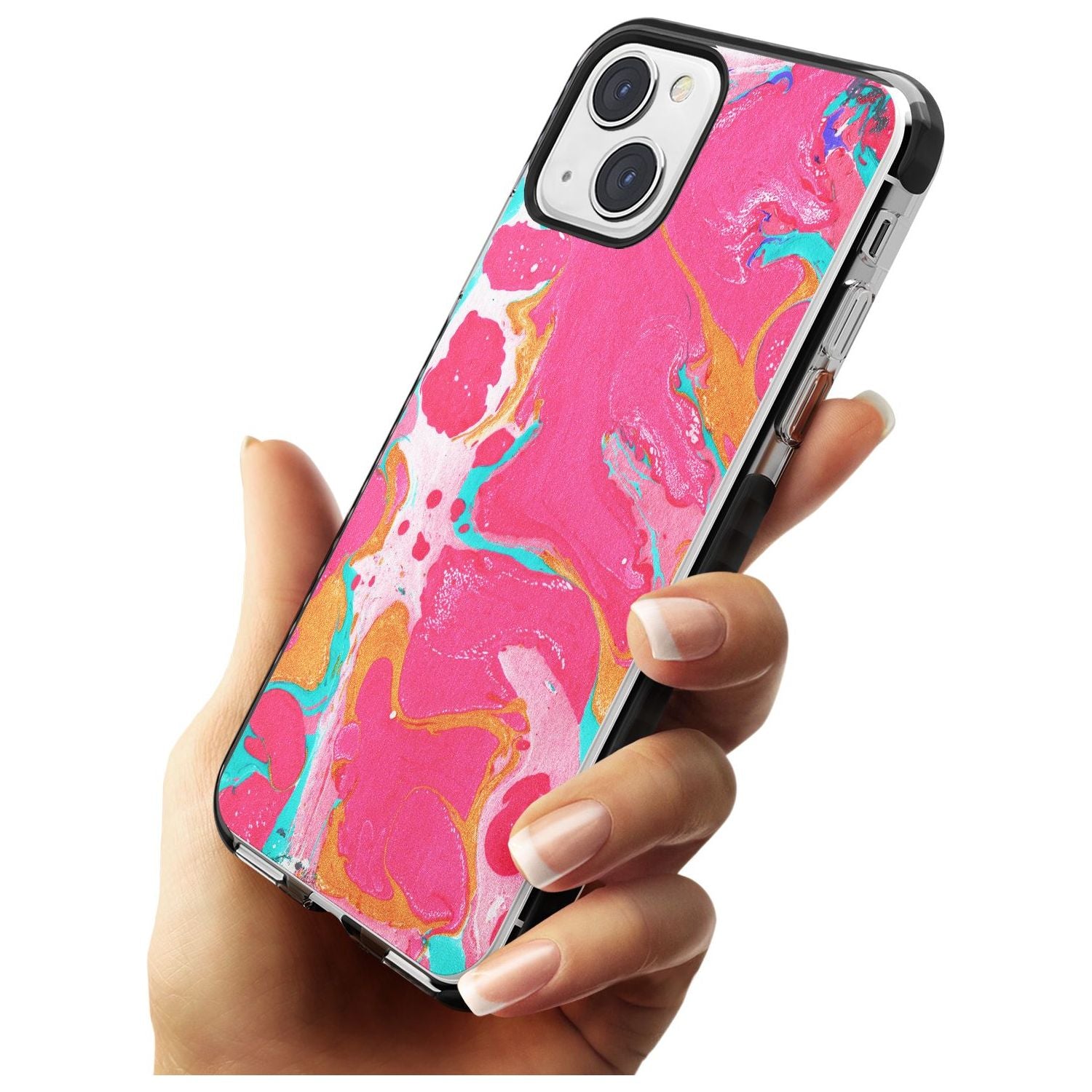 Vibrant Marbled Paper