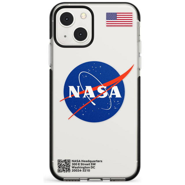 NASA Meatball Black Impact Phone Case for iPhone 13 & 13 Mini