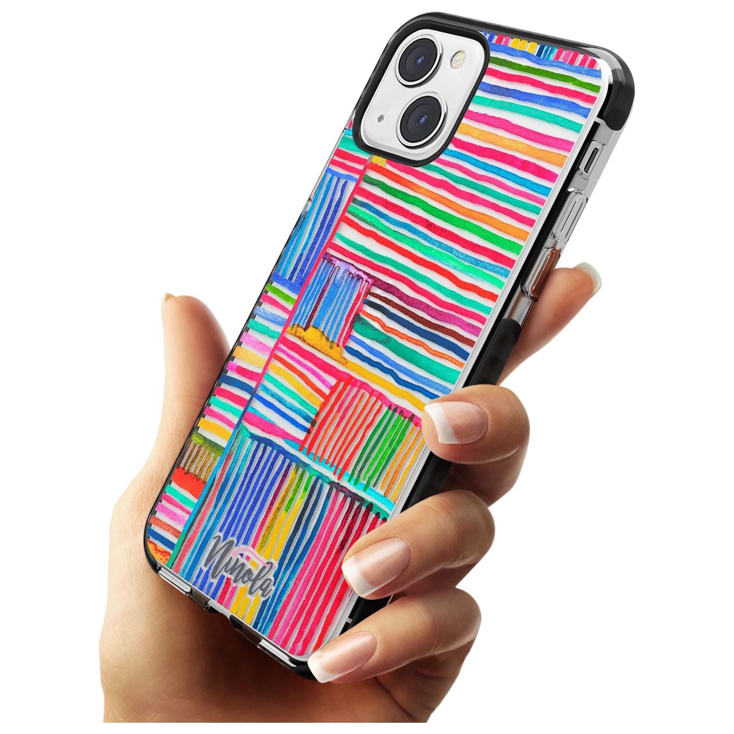 Vibrant Watercolor Lines