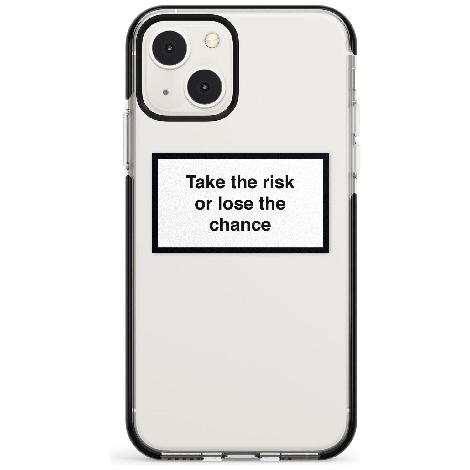 Take the risk or lose the chance
