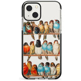 A Perch of Birds Black Impact Phone Case for iPhone 13 & 13 Mini