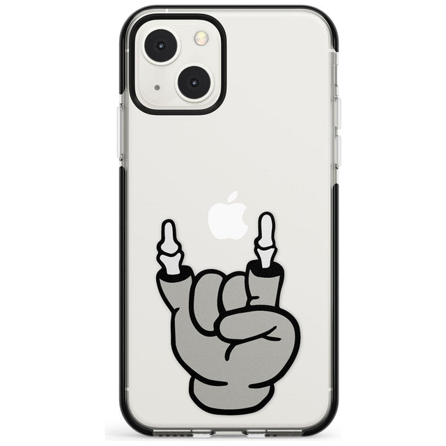 Rock 'til you drop Black Impact Phone Case for iPhone 13 & 13 Mini