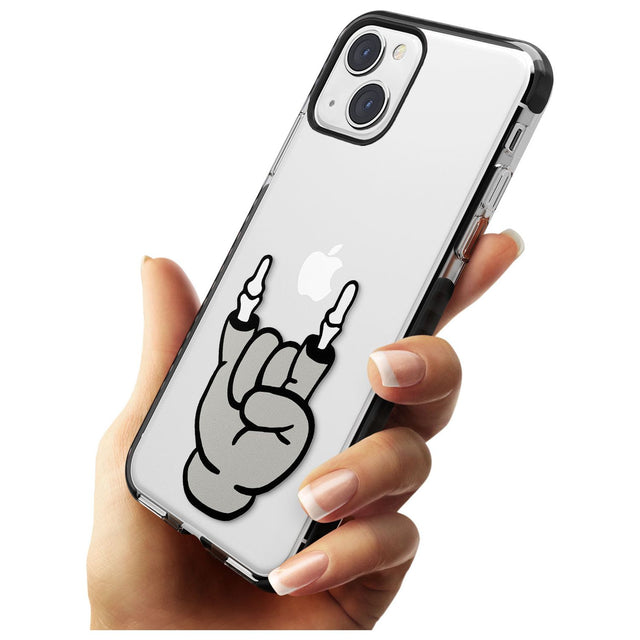 Rock 'til you drop Black Impact Phone Case for iPhone 13 & 13 Mini