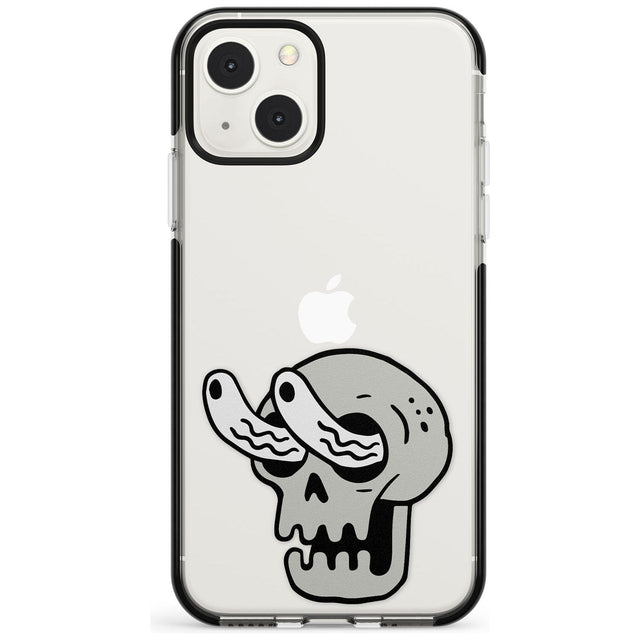 Skull Eyes Black Impact Phone Case for iPhone 13 & 13 Mini