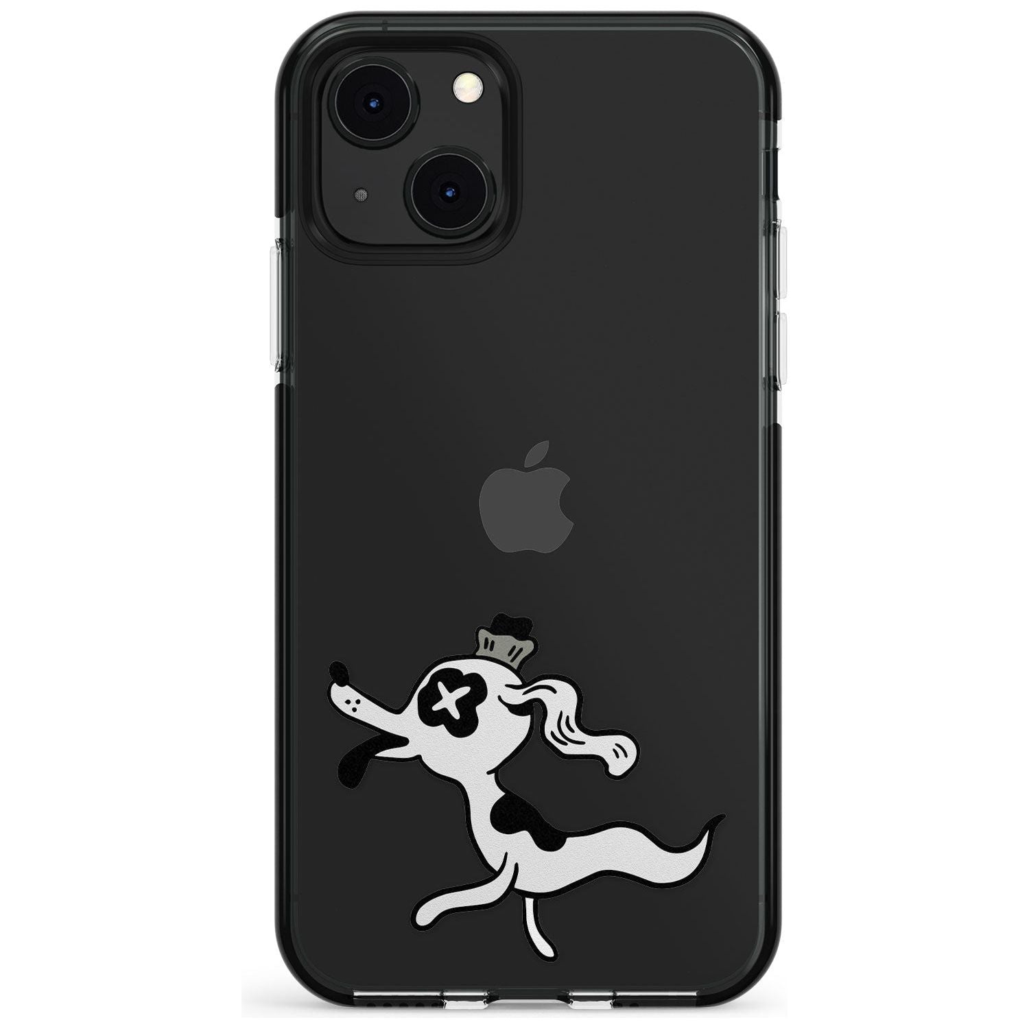 Dog Spirit Black Impact Phone Case for iPhone 13 & 13 Mini
