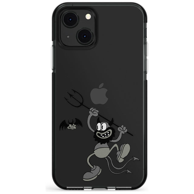 Dancing Devil Black Impact Phone Case for iPhone 13 & 13 Mini