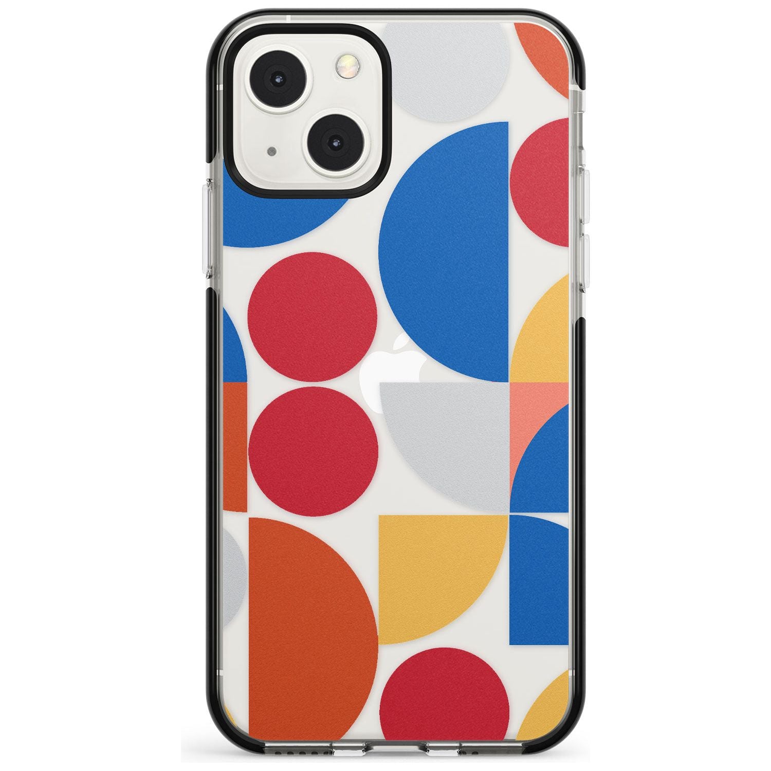 Abstract Colourful Mix Phone Case iPhone 13 Mini / Black Impact Case Blanc Space