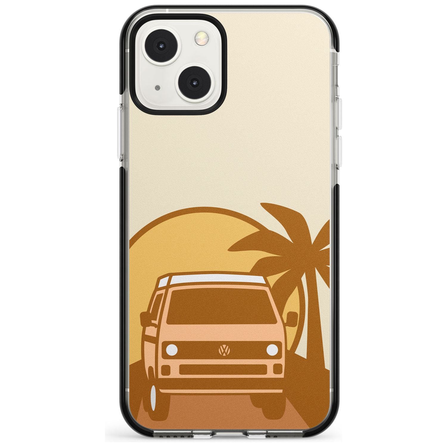 Camp Cruise Phone Case iPhone 13 Mini / Black Impact Case Blanc Space
