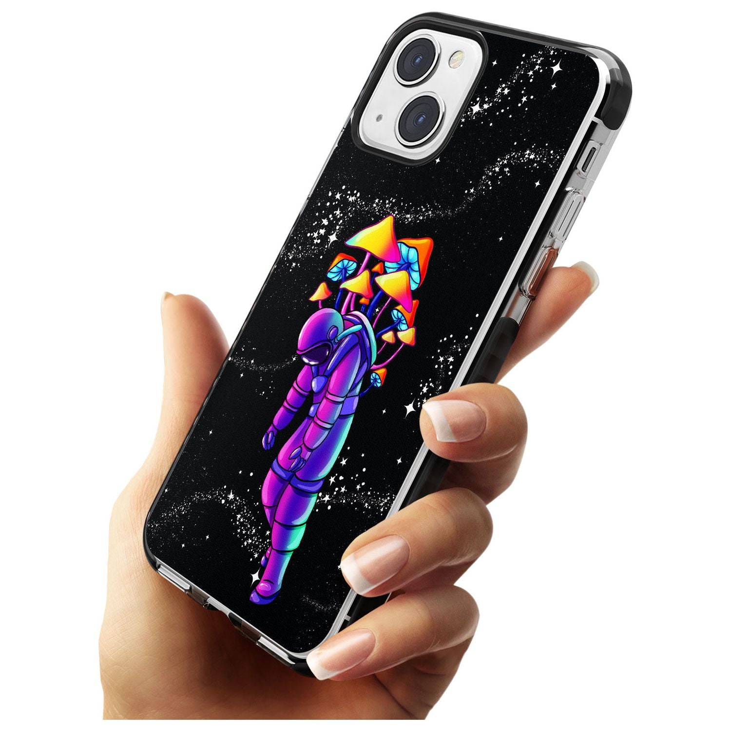 Space Mutation Black Impact Phone Case for iPhone 13 & 13 Mini