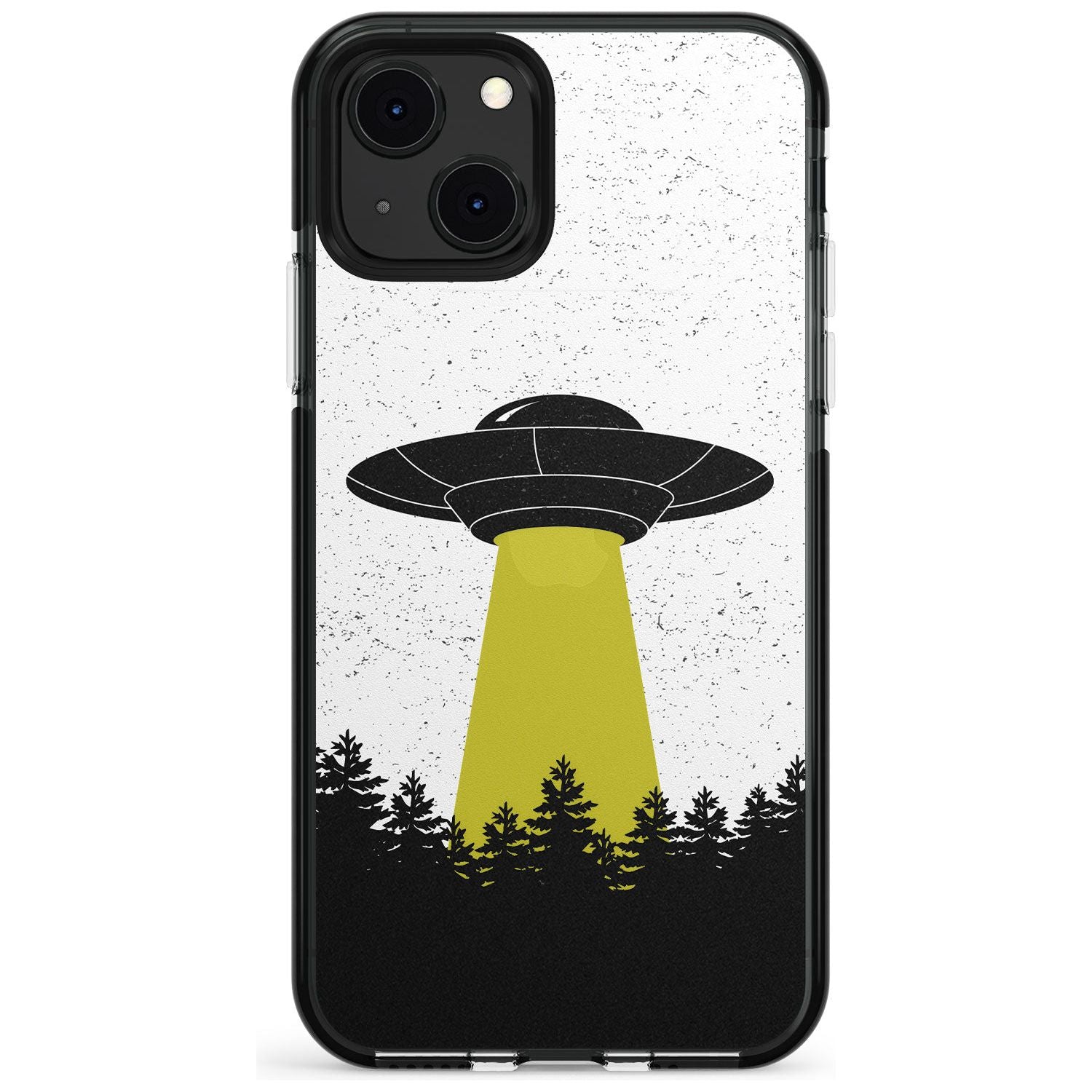 Forest Abduction Black Impact Phone Case for iPhone 13 & 13 Mini