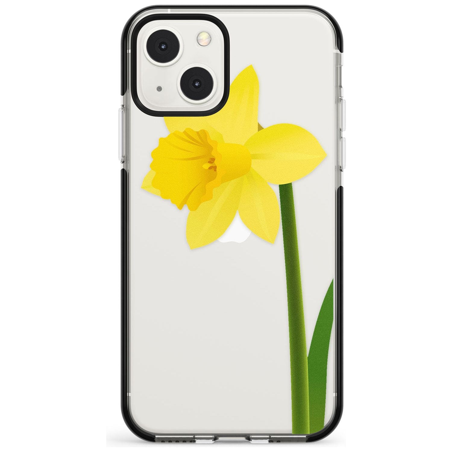 Daffodil Phone Case iPhone 13 Mini / Black Impact Case Blanc Space