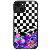 Washed Out Black Impact Phone Case for iPhone 13 & 13 Mini