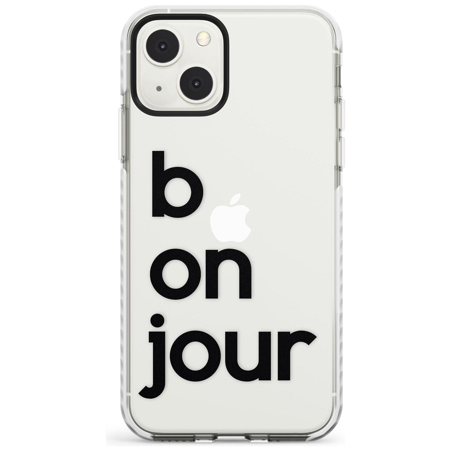 Bonjour Phone Case iPhone 13 Mini / Impact Case Blanc Space