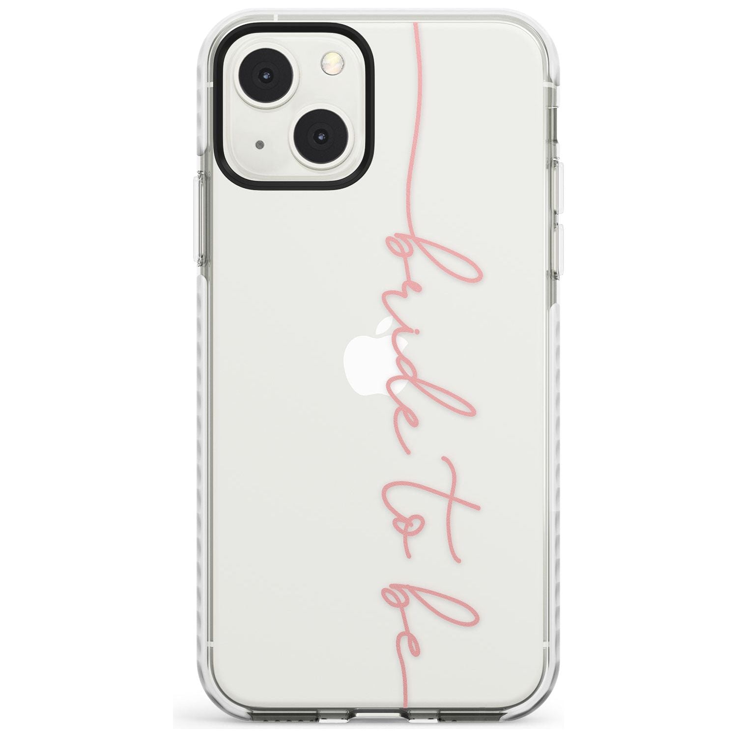 Bride to Be - Transparent Wedding Design Phone Case iPhone 13 Mini / Impact Case Blanc Space