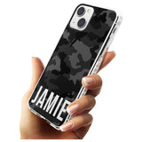 Personalised Horizontal Name Black Camouflage Custom Phone Case iPhone 15 Pro Max / Black Impact Case,iPhone 15 Plus / Black Impact Case,iPhone 15 Pro / Black Impact Case,iPhone 15 / Black Impact Case,iPhone 15 Pro Max / Impact Case,iPhone 15 Plus / Impact Case,iPhone 15 Pro / Impact Case,iPhone 15 / Impact Case,iPhone 15 Pro Max / Magsafe Black Impact Case,iPhone 15 Plus / Magsafe Black Impact Case,iPhone 15 Pro / Magsafe Black Impact Case,iPhone 15 / Magsafe Black Impact Case,iPhone 14 Pro Max / Black Imp