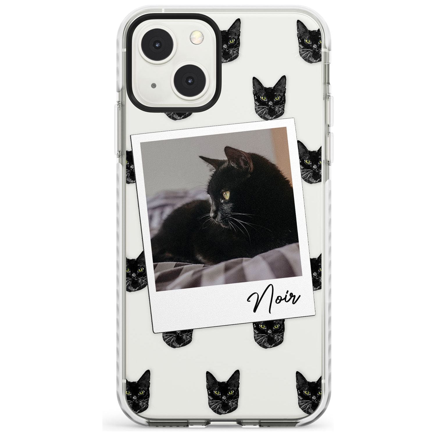 Personalised Bombay Cat Photo Custom Phone Case iPhone 13 Mini / Impact Case Blanc Space