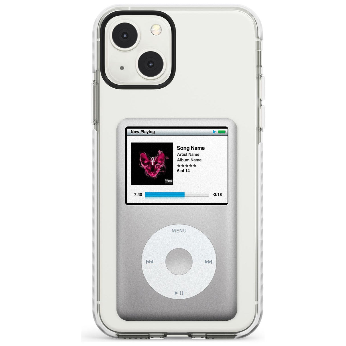 Personalised Classic iPod Impact Phone Case for iPhone 13 & 13 Mini