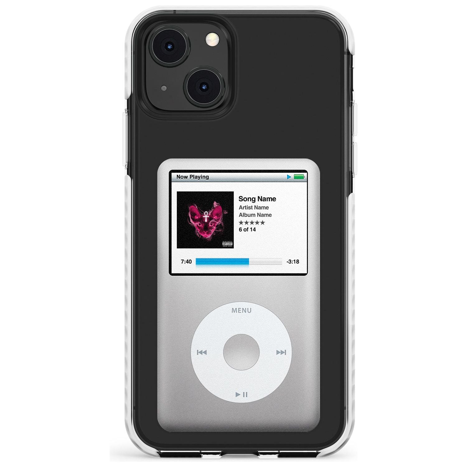 Personalised Classic iPod Impact Phone Case for iPhone 13 & 13 Mini