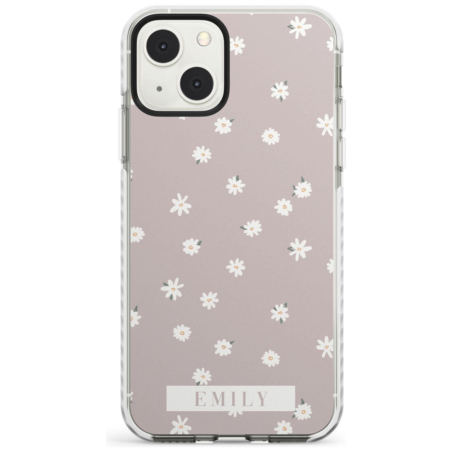 Personalised Dusty Rose Personalised Custom Phone Case iPhone 13 Mini / Impact Case Blanc Space