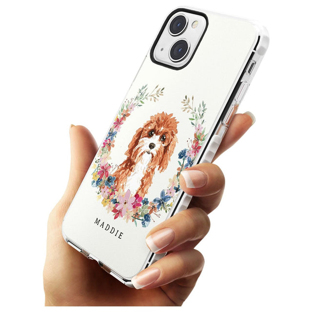 Personalised Cavapoo - Watercolour Dog Portrait Custom Phone Case iPhone 15 Pro Max / Black Impact Case,iPhone 15 Plus / Black Impact Case,iPhone 15 Pro / Black Impact Case,iPhone 15 / Black Impact Case,iPhone 15 Pro Max / Impact Case,iPhone 15 Plus / Impact Case,iPhone 15 Pro / Impact Case,iPhone 15 / Impact Case,iPhone 15 Pro Max / Magsafe Black Impact Case,iPhone 15 Plus / Magsafe Black Impact Case,iPhone 15 Pro / Magsafe Black Impact Case,iPhone 15 / Magsafe Black Impact Case,iPhone 14 Pro Max / Black I