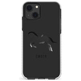 Personalised Black Horse Impact Phone Case for iPhone 13 & 13 Mini