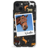 Personalised Horse Polaroid Impact Phone Case for iPhone 13 & 13 Mini