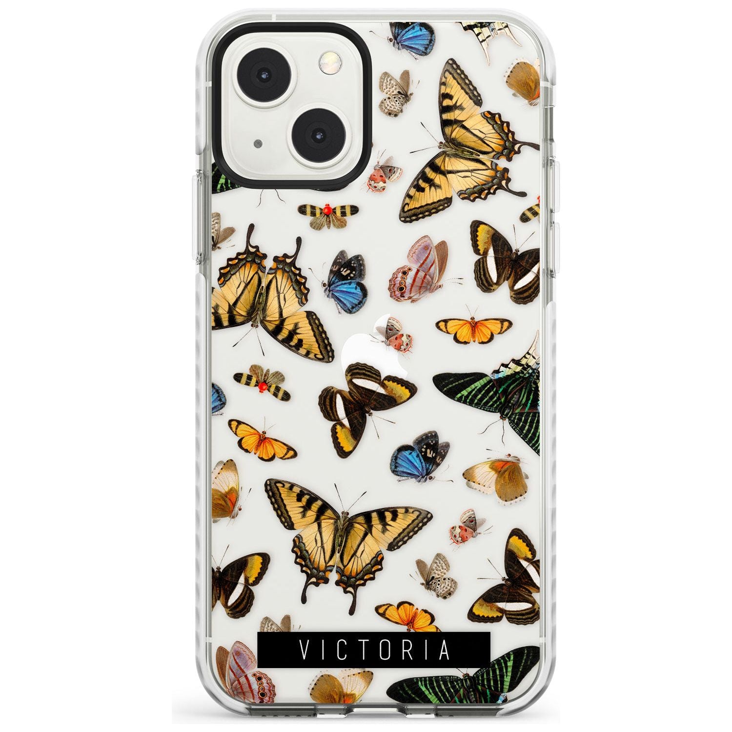 Personalised Photorealistic Butterfly Custom Phone Case iPhone 13 Mini / Impact Case Blanc Space