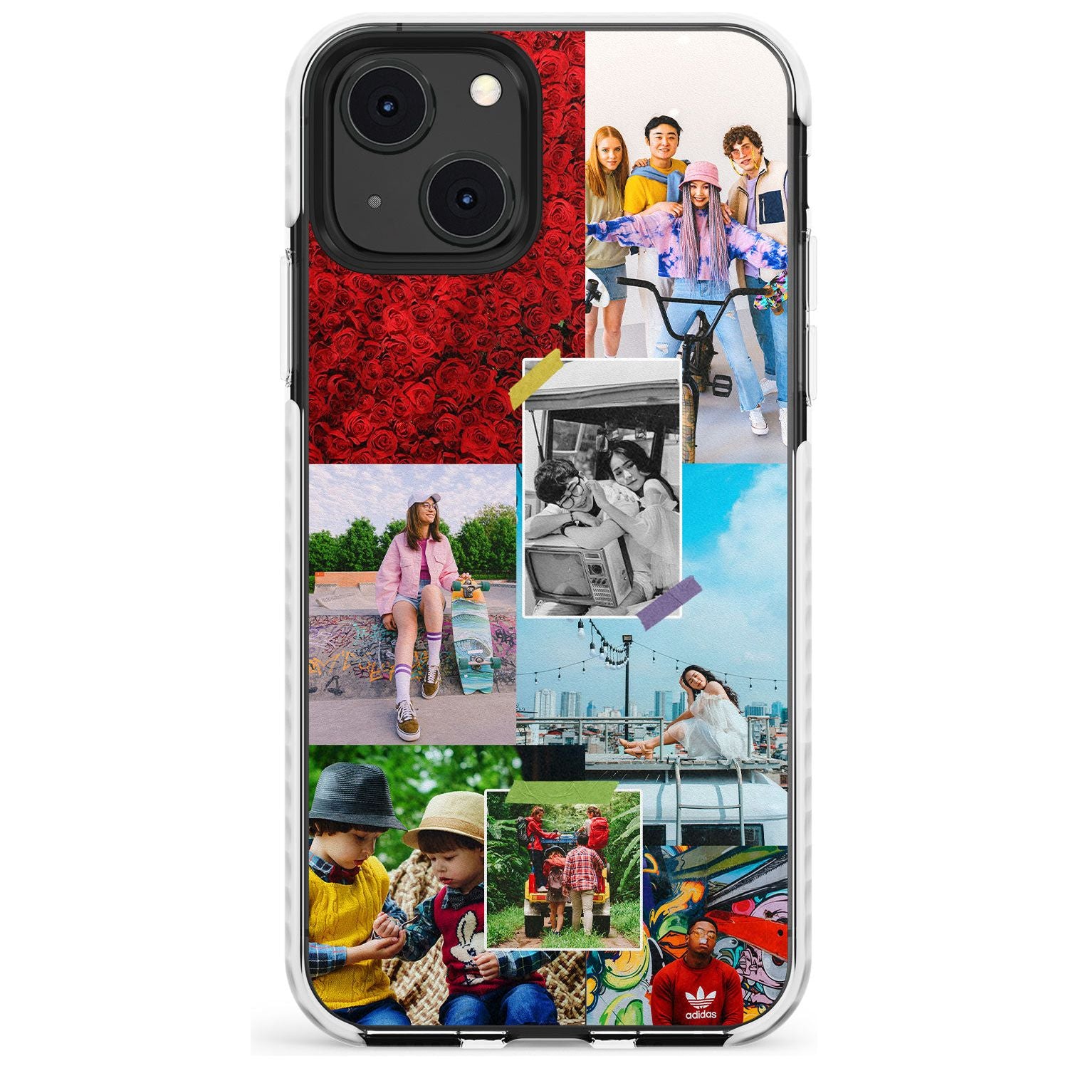 Personalised Photo Collage Impact Phone Case for iPhone 13 & 13 Mini