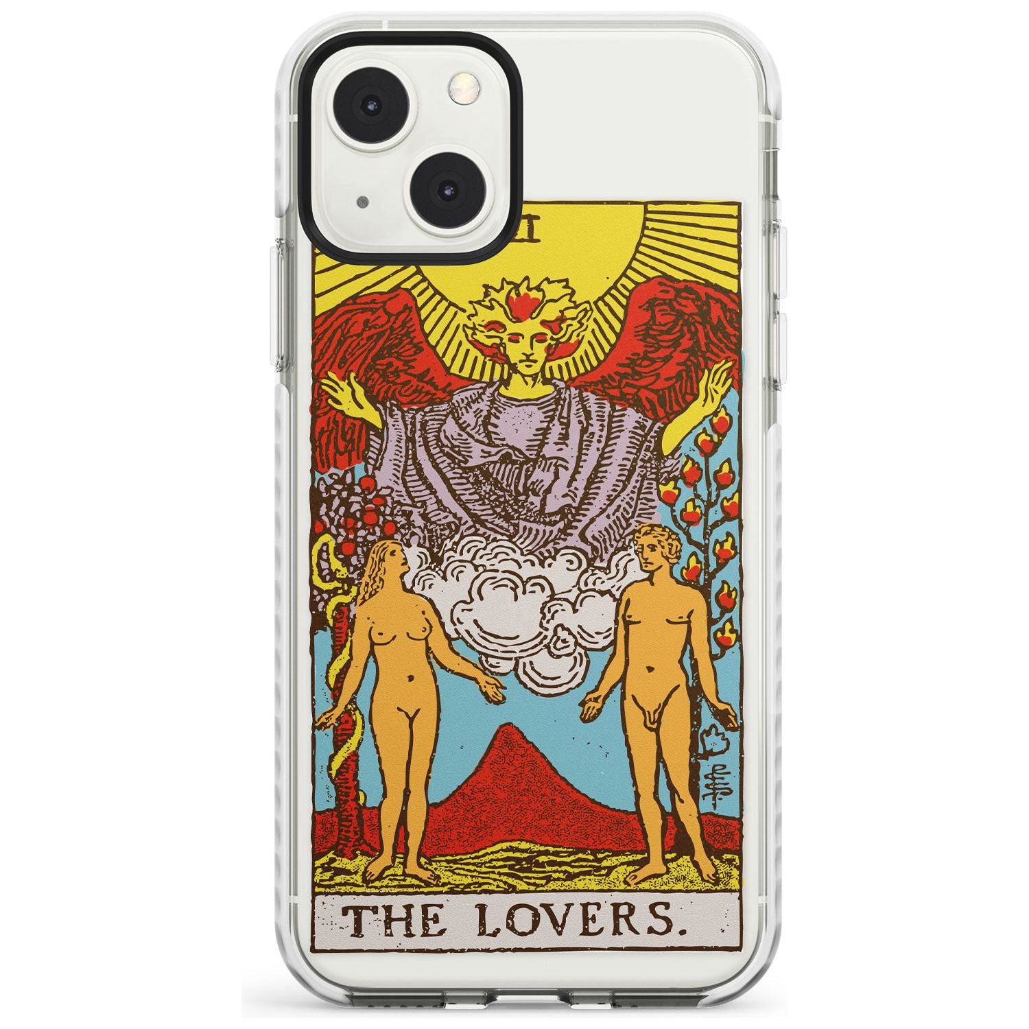 Personalised The Lovers Tarot Card - Colour