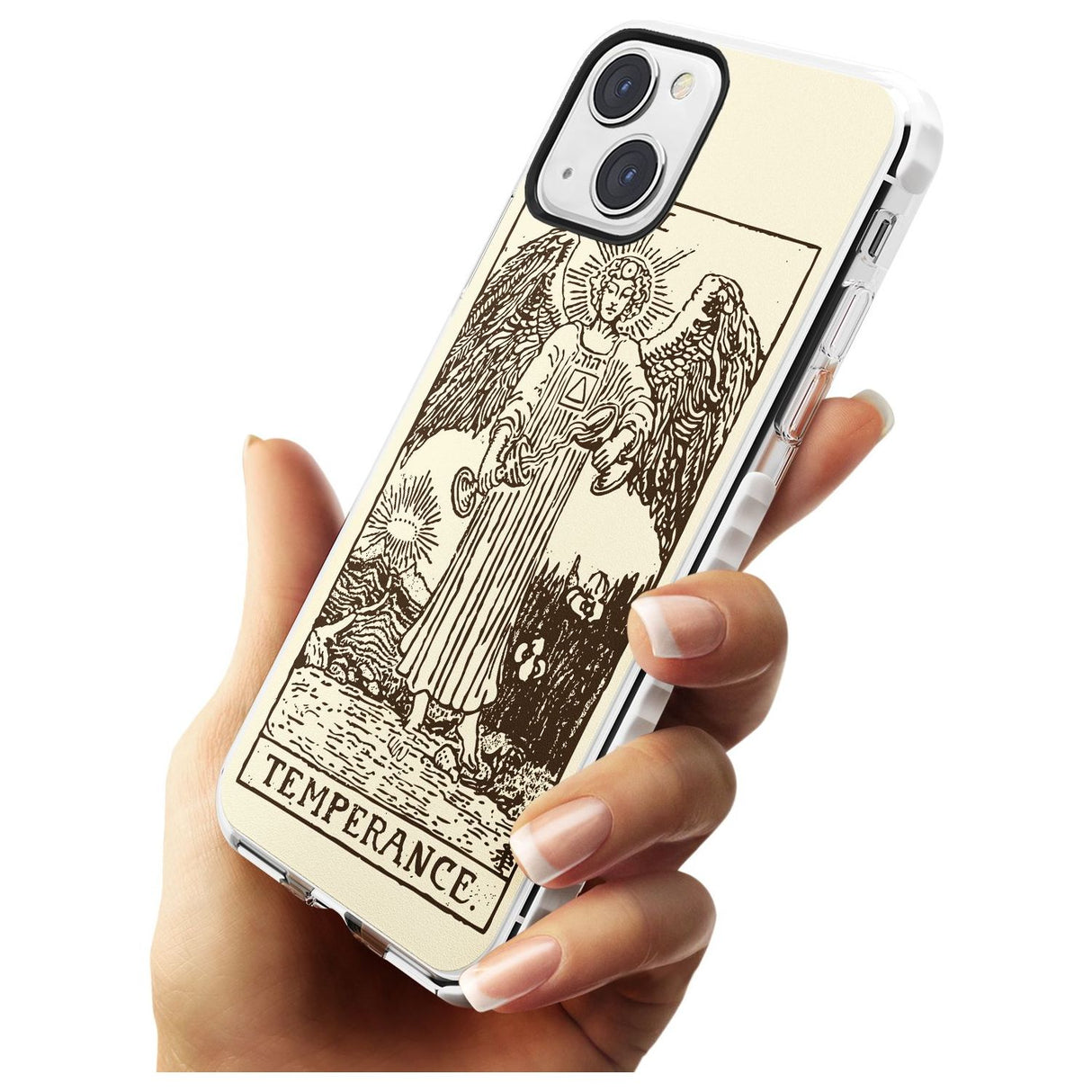 Personalised Temperance Tarot Card - Solid Cream Custom Phone Case iPhone 15 Pro Max / Black Impact Case,iPhone 15 Plus / Black Impact Case,iPhone 15 Pro / Black Impact Case,iPhone 15 / Black Impact Case,iPhone 15 Pro Max / Impact Case,iPhone 15 Plus / Impact Case,iPhone 15 Pro / Impact Case,iPhone 15 / Impact Case,iPhone 15 Pro Max / Magsafe Black Impact Case,iPhone 15 Plus / Magsafe Black Impact Case,iPhone 15 Pro / Magsafe Black Impact Case,iPhone 15 / Magsafe Black Impact Case,iPhone 14 Pro Max / Black 