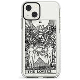 Personalised The Lovers Tarot Card - Transparent Custom Phone Case iPhone 13 Mini / Impact Case Blanc Space