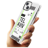 Personalised Tel Aviv Boarding Pass Custom Phone Case iPhone 15 Pro Max / Black Impact Case,iPhone 15 Plus / Black Impact Case,iPhone 15 Pro / Black Impact Case,iPhone 15 / Black Impact Case,iPhone 15 Pro Max / Impact Case,iPhone 15 Plus / Impact Case,iPhone 15 Pro / Impact Case,iPhone 15 / Impact Case,iPhone 15 Pro Max / Magsafe Black Impact Case,iPhone 15 Plus / Magsafe Black Impact Case,iPhone 15 Pro / Magsafe Black Impact Case,iPhone 15 / Magsafe Black Impact Case,iPhone 14 Pro Max / Black Impact Case,i