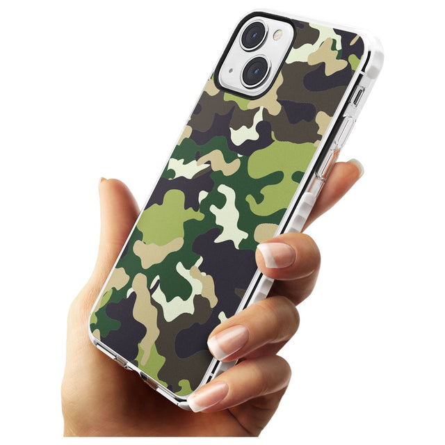 Green Camo Impact Phone Case for iPhone 13 & 13 Mini