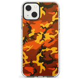 Orange Camo Impact Phone Case for iPhone 13 & 13 Mini