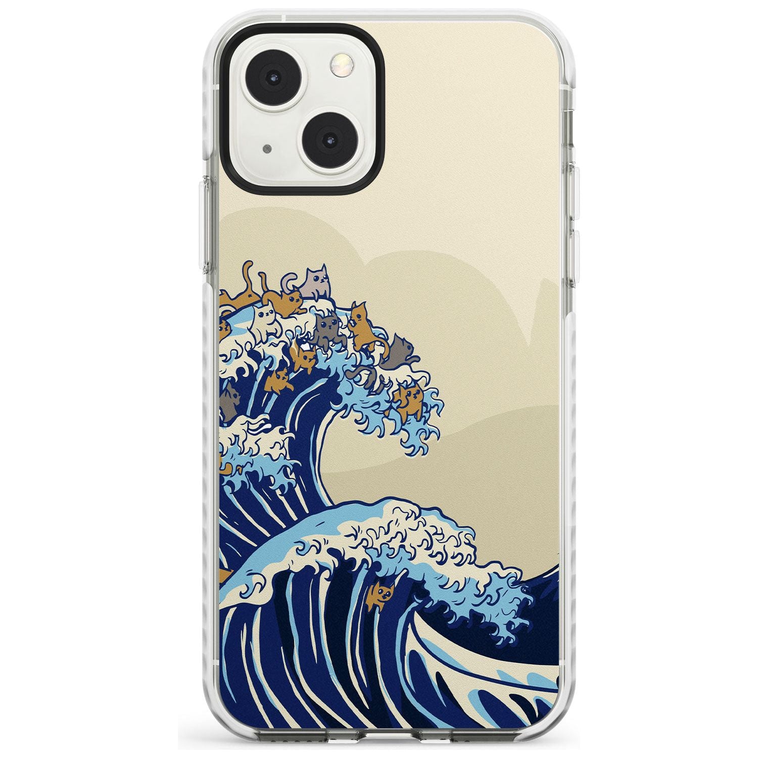 The Great Cat Wave Impact Phone Case for iPhone 13 & 13 Mini