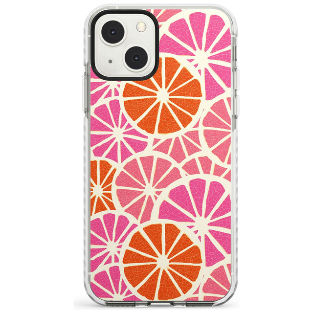 Citrus Slices Phone Case iPhone 13 Mini / Impact Case Blanc Space