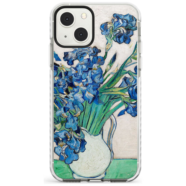 Irises by Vincent Van Gogh Phone Case iPhone 13 Mini / Impact Case Blanc Space