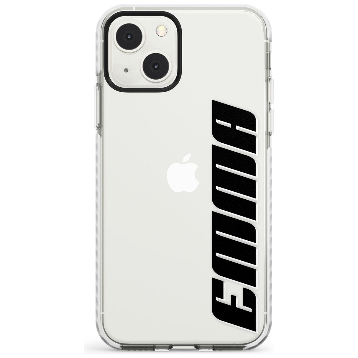 Personalised Clear Text  4A Custom Phone Case iPhone 13 Mini / Impact Case Blanc Space