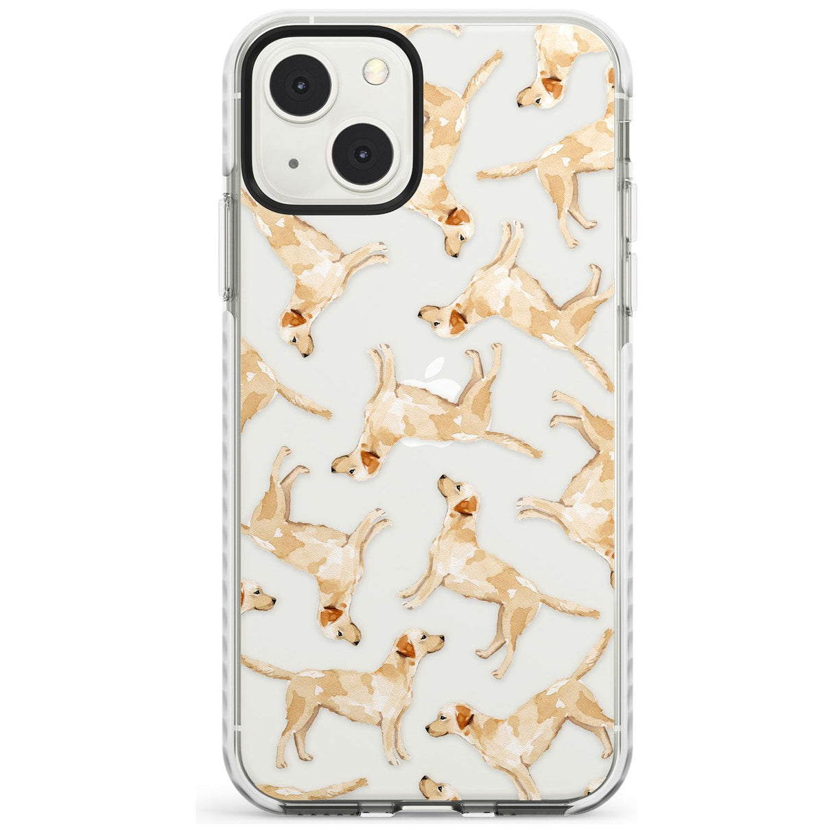 Yellow Labrador Watercolour Dog Pattern