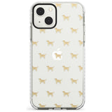 Tan Labrador Dog Pattern Clear